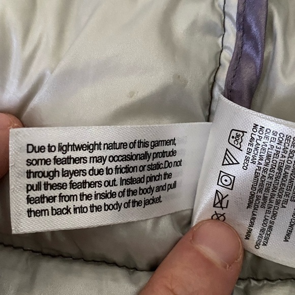 Andrew Marc Premium Down Packable Quilted Gray Hooded Full Zip Puffer Jacket S - Picture 8 of 16